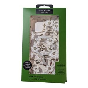 N7-O‎ Kate Spade Protective Case w/ Magsafe for iPhone 16 Plus - Sunshine Floral